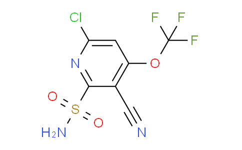 6-Chloro-3-cyano-4-(trifluoromethoxy)pyridine-2-sulfonamide