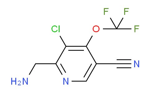 2-(Aminomethyl)-3-chloro-5-cyano-4-(trifluoromethoxy)pyridine
