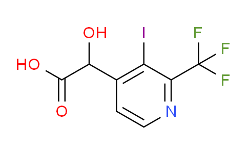2-(3-Iodo-2-(trifluoromethyl)pyridin-4-yl)-2-hydroxyacetic acid