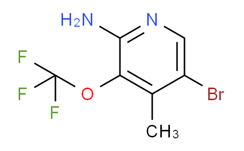 2-Amino-5-bromo-4-methyl-3-(trifluoromethoxy)pyridine