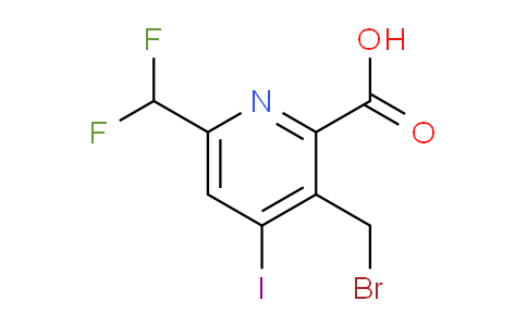 AM42569 | 1806953-14-9 | 3-(Bromomethyl)-6-(difluoromethyl)-4-iodopyridine-2-carboxylic acid