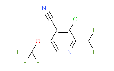 AM42578 | 1806205-05-9 | 3-Chloro-4-cyano-2-(difluoromethyl)-5-(trifluoromethoxy)pyridine