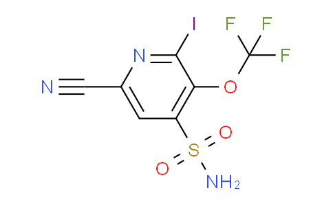6-Cyano-2-iodo-3-(trifluoromethoxy)pyridine-4-sulfonamide