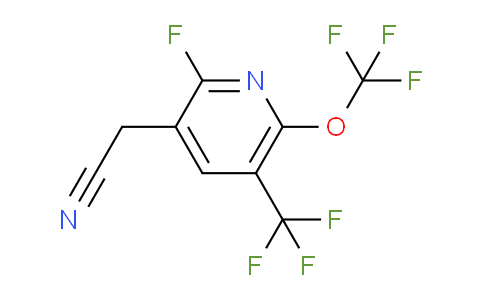 AM42589 | 1806737-20-1 | 2-Fluoro-6-(trifluoromethoxy)-5-(trifluoromethyl)pyridine-3-acetonitrile