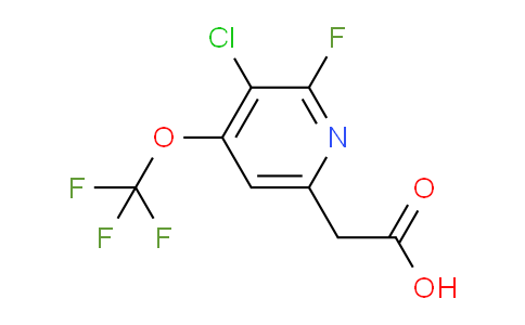 AM42604 | 1806111-21-6 | 3-Chloro-2-fluoro-4-(trifluoromethoxy)pyridine-6-acetic acid