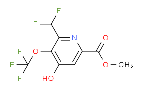 AM42611 | 1806746-08-6 | Methyl 2-(difluoromethyl)-4-hydroxy-3-(trifluoromethoxy)pyridine-6-carboxylate
