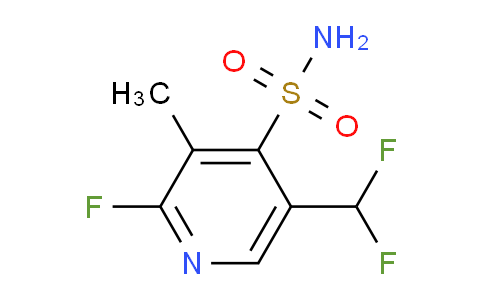 5-(Difluoromethyl)-2-fluoro-3-methylpyridine-4-sulfonamide