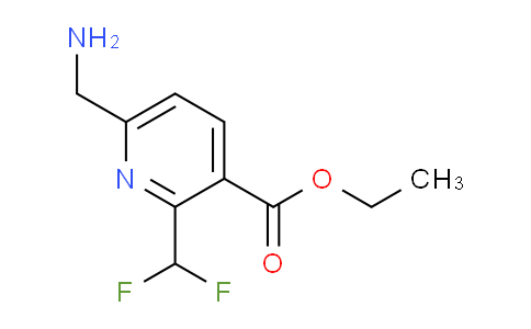 Ethyl 6-(aminomethyl)-2-(difluoromethyl)pyridine-3-carboxylate
