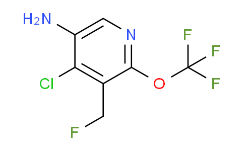 5-Amino-4-chloro-3-(fluoromethyl)-2-(trifluoromethoxy)pyridine