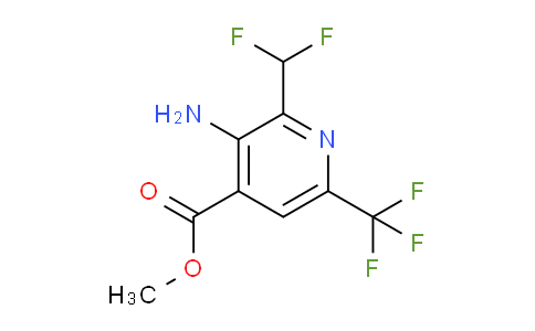 AM42643 | 1805345-56-5 | Methyl 3-amino-2-(difluoromethyl)-6-(trifluoromethyl)pyridine-4-carboxylate