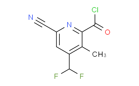 AM42651 | 1805973-28-7 | 6-Cyano-4-(difluoromethyl)-3-methylpyridine-2-carbonyl chloride