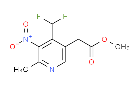 AM42657 | 1806964-97-5 | Methyl 4-(difluoromethyl)-2-methyl-3-nitropyridine-5-acetate