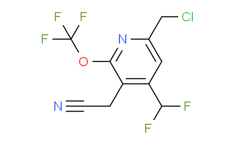 AM42664 | 1806769-00-5 | 6-(Chloromethyl)-4-(difluoromethyl)-2-(trifluoromethoxy)pyridine-3-acetonitrile