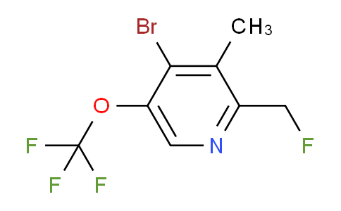 AM42672 | 1803951-59-8 | 4-Bromo-2-(fluoromethyl)-3-methyl-5-(trifluoromethoxy)pyridine