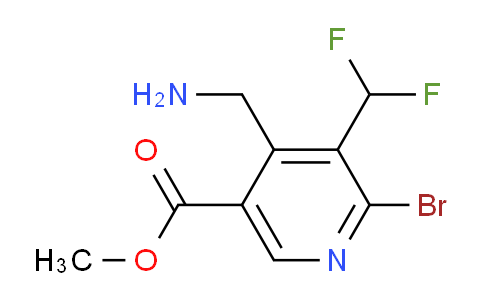 AM42677 | 1806914-85-1 | Methyl 4-(aminomethyl)-2-bromo-3-(difluoromethyl)pyridine-5-carboxylate