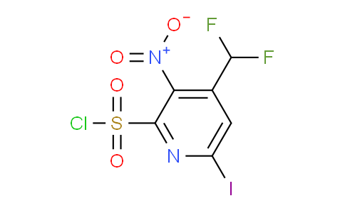 AM42681 | 1806864-71-0 | 4-(Difluoromethyl)-6-iodo-3-nitropyridine-2-sulfonyl chloride