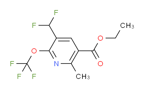AM42685 | 1361921-06-3 | Ethyl 3-(difluoromethyl)-6-methyl-2-(trifluoromethoxy)pyridine-5-carboxylate