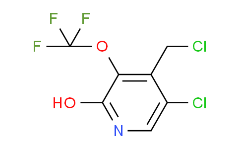 5-Chloro-4-(chloromethyl)-2-hydroxy-3-(trifluoromethoxy)pyridine