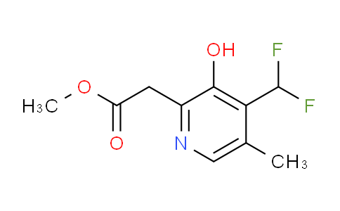 AM42700 | 1806879-44-6 | Methyl 4-(difluoromethyl)-3-hydroxy-5-methylpyridine-2-acetate