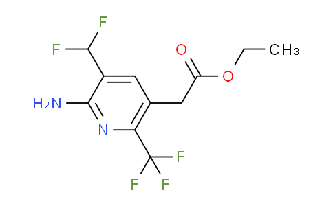 AM42707 | 1806033-60-2 | Ethyl 2-amino-3-(difluoromethyl)-6-(trifluoromethyl)pyridine-5-acetate