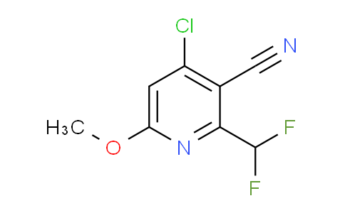 4-Chloro-3-cyano-2-(difluoromethyl)-6-methoxypyridine