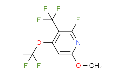 AM42715 | 1804303-21-6 | 2-Fluoro-6-methoxy-4-(trifluoromethoxy)-3-(trifluoromethyl)pyridine