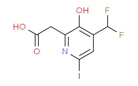 AM42719 | 1807107-71-6 | 4-(Difluoromethyl)-3-hydroxy-6-iodopyridine-2-acetic acid