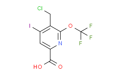 3-(Chloromethyl)-4-iodo-2-(trifluoromethoxy)pyridine-6-carboxylic acid