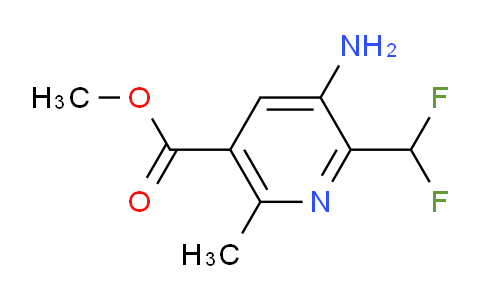 Methyl 3-amino-2-(difluoromethyl)-6-methylpyridine-5-carboxylate