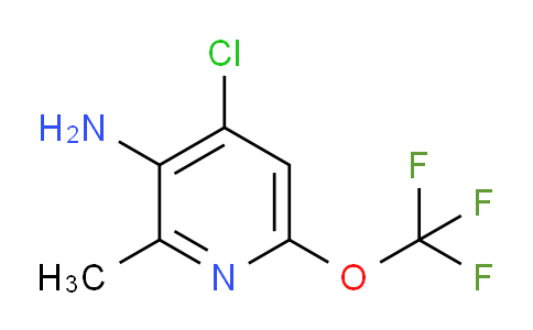 3-Amino-4-chloro-2-methyl-6-(trifluoromethoxy)pyridine