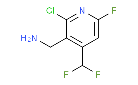 3-(Aminomethyl)-2-chloro-4-(difluoromethyl)-6-fluoropyridine