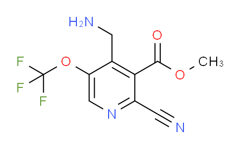 Methyl 4-(aminomethyl)-2-cyano-5-(trifluoromethoxy)pyridine-3-carboxylate