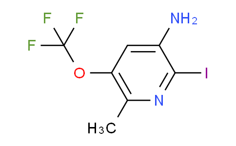 3-Amino-2-iodo-6-methyl-5-(trifluoromethoxy)pyridine