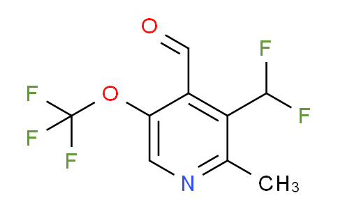 3-(Difluoromethyl)-2-methyl-5-(trifluoromethoxy)pyridine-4-carboxaldehyde
