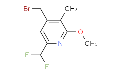 4-(Bromomethyl)-6-(difluoromethyl)-2-methoxy-3-methylpyridine