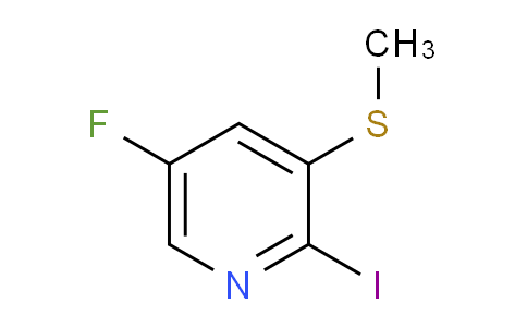 5-Fluoro-2-iodo-3-(methylthio)pyridine