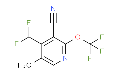 AM42771 | 1804818-79-8 | 3-Cyano-4-(difluoromethyl)-5-methyl-2-(trifluoromethoxy)pyridine