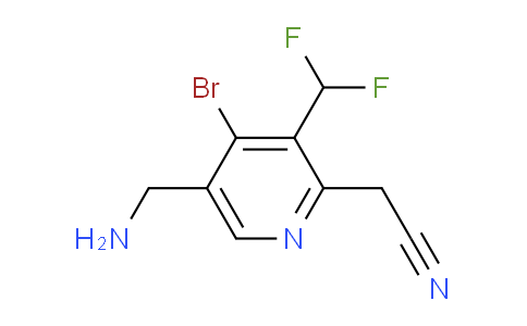 AM42778 | 1805451-03-9 | 5-(Aminomethyl)-4-bromo-3-(difluoromethyl)pyridine-2-acetonitrile