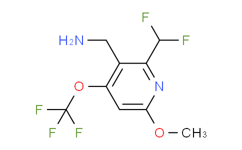 AM42780 | 1806753-57-0 | 3-(Aminomethyl)-2-(difluoromethyl)-6-methoxy-4-(trifluoromethoxy)pyridine