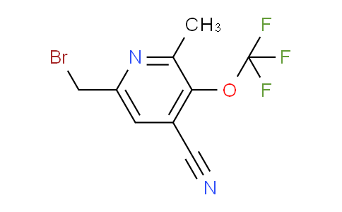 AM42799 | 1806215-33-7 | 6-(Bromomethyl)-4-cyano-2-methyl-3-(trifluoromethoxy)pyridine