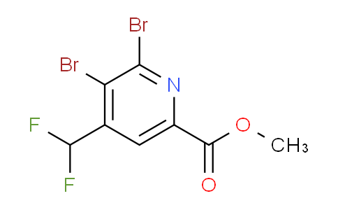 AM42802 | 1804706-82-8 | Methyl 2,3-dibromo-4-(difluoromethyl)pyridine-6-carboxylate