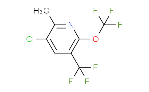AM42808 | 1804820-16-3 | 3-Chloro-2-methyl-6-(trifluoromethoxy)-5-(trifluoromethyl)pyridine