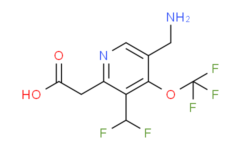 AM42820 | 1804668-66-3 | 5-(Aminomethyl)-3-(difluoromethyl)-4-(trifluoromethoxy)pyridine-2-acetic acid