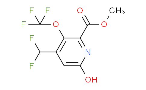 AM42824 | 1806734-86-0 | Methyl 4-(difluoromethyl)-6-hydroxy-3-(trifluoromethoxy)pyridine-2-carboxylate