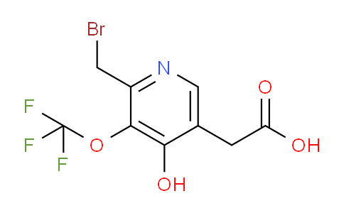 AM42833 | 1806025-28-4 | 2-(Bromomethyl)-4-hydroxy-3-(trifluoromethoxy)pyridine-5-acetic acid