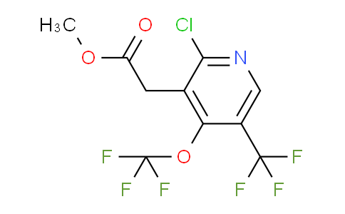 AM42844 | 1804797-15-6 | Methyl 2-chloro-4-(trifluoromethoxy)-5-(trifluoromethyl)pyridine-3-acetate