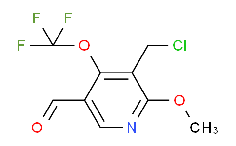 AM42850 | 1805989-97-2 | 3-(Chloromethyl)-2-methoxy-4-(trifluoromethoxy)pyridine-5-carboxaldehyde