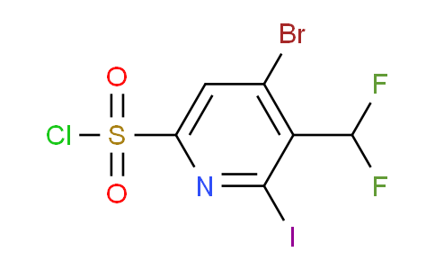 AM42858 | 1804464-03-6 | 4-Bromo-3-(difluoromethyl)-2-iodopyridine-6-sulfonyl chloride
