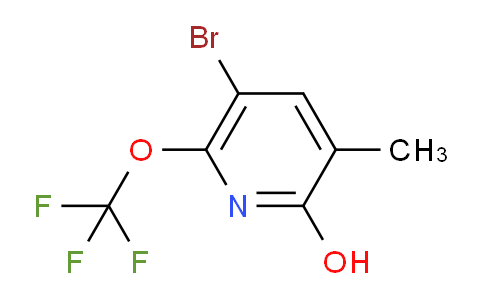 5-Bromo-2-hydroxy-3-methyl-6-(trifluoromethoxy)pyridine