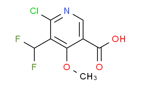 2-Chloro-3-(difluoromethyl)-4-methoxypyridine-5-carboxylic acid